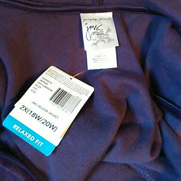 Just my size hooded plush jacket#relaxed fit - Picture 2 of 4